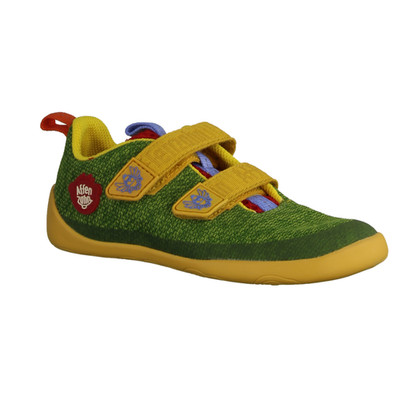 Affenzahn Knit Happy Paradiesvogel Barfußschuhe, Jungs, Textil, Grün, Sneaker