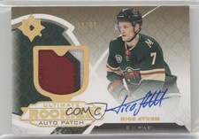 2019-20 Ultimate Collection Rookies Gold 88/99 Tier 1 Nico Sturm Patch Auto 05u3