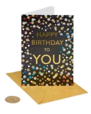 Papyrus Happy Birthday Card Glitter 🪩