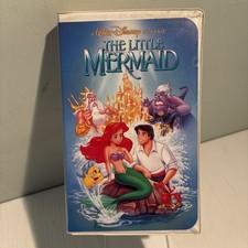 Disney The Little Mermaid (VHS, 1989) Rare Ba...
