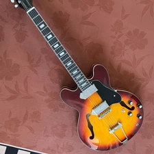 Custom 335 Electric JAZZ Guitar Semi Hollow 3 Color Sunburst Mahogany neck