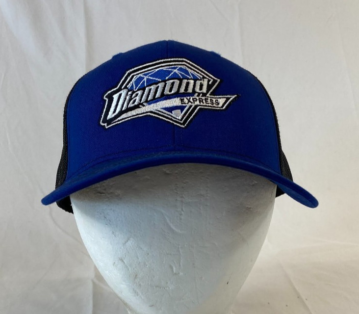 Diamond Express Baseball Cap Snapback Hat Mesh Ba… - image 1