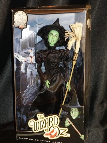 Barbie Collector Pink Label 75th Anniversary Wizard of Oz Wicked Witch NRFB