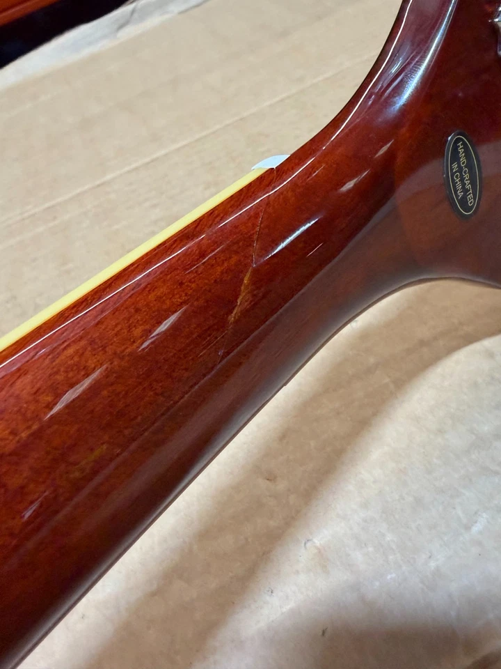 Epiphone - Les Paul Standard 50s Figured Top - Bourbon Burst, HH, No Tremolo, La, photo 4 of 5