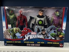 hasbro titan hero series spiderman 4 pack SPIDEMAN DOC OCK GREEN GOBLIN VULTURE