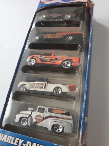 Harley-Davidson Hot Wheels 5-Car Gift Pack Set 1:64 Mattel Wheels Vintage 2000 - Bild 3 von 10