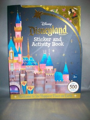 DISNEY Disneyland Resort Sticker and Activity Book - Mazes/Puzzles/Coloring -NEW