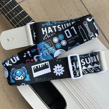 Cool Hatsune Guitar Strap Miku Anime Electric Bass