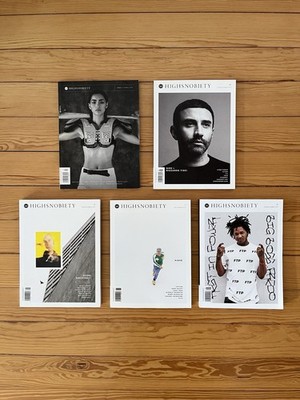 Highsnobiety Magazines Collection Nigo Gosha Tisci Fredo Santana Print Magazine