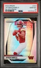 JAYDEN DANIELS 2024 PRIZM SILVER ROOKIE RC #347 PSA 10 GEM MINT! COMMANDERS LSU!