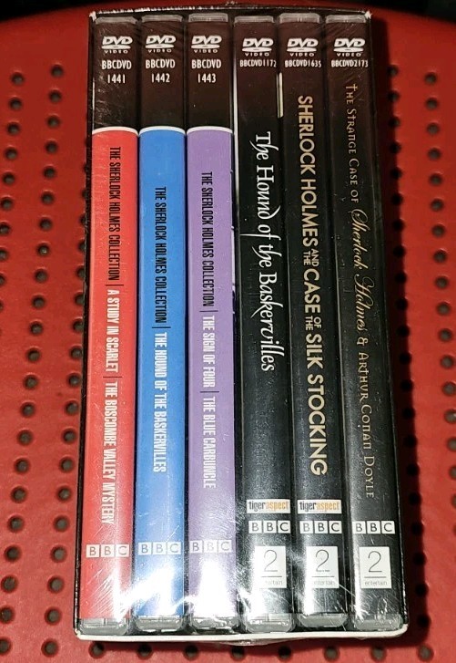 The BBC Sherlock Holmes Collection 6 Disc Set UK Dvd New And