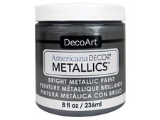 DecoArt Metallics Acrylic Paint, 8 Fl. oz. Jar, Tin Pack of 1 
