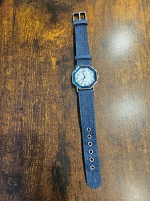 VARSALES D1480-5 Vintage Women s Quartz Watch with Denim Strap