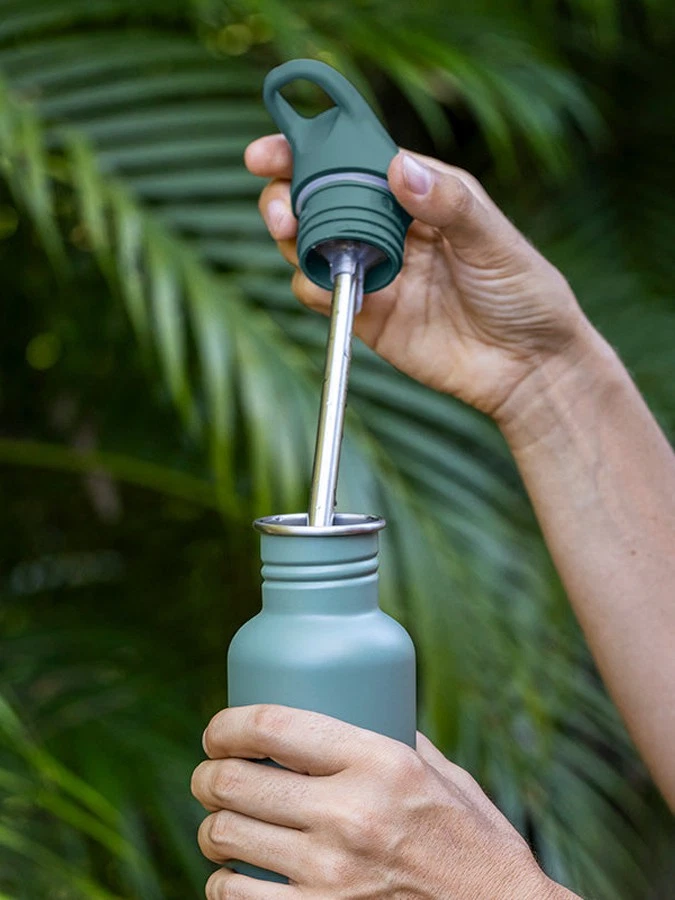 Klean Kanteen Classic 532ml Water Drinks Bottle With Flip Seal Sports Cap  - Image 3 of 4