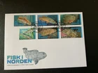 Sweden 2018 #2819,2820a-e Fish - FDC