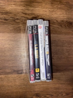 PS3 game lot. L.A. Noire, Call of Duty, Sniper Elite III PS3 Action Shooters