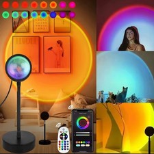 Smart Sunset Lamp Tuya LED Night Ligh USB RGB Smart Life APP Remote Projection