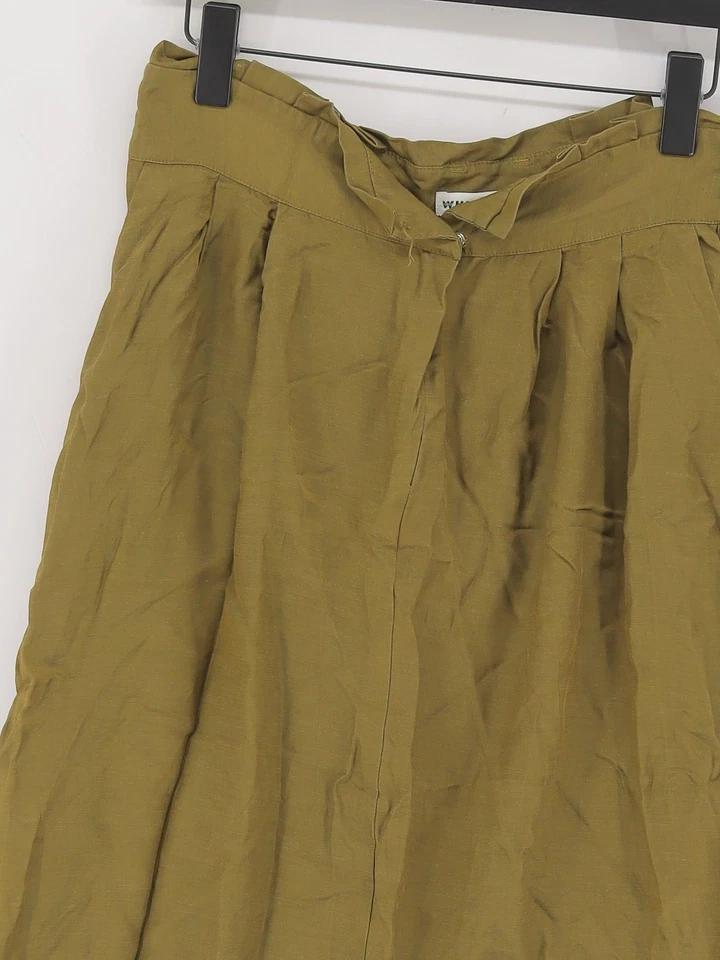 Whistles Women's Midi Skirt UK 14 Green Lyocell Modal - Image 3 of 4
