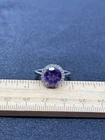 Sterling Silver & Unknown Gemstone Ring- 4.1 Grams- Size 8- Vintage Estate Find