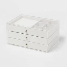 3 Drawer Acrylic Accessory Organizer - Brightroom