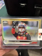 2022 Topps Chrome Formula 1 - F1 Racers Charles Leclerc #28 Gold Refractor /50