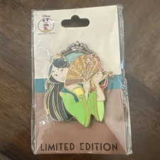 DEC Mulan Princess Pals Pin LE 200 Mulan and Mushu