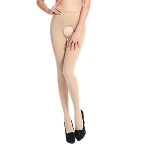 Gamaschen Offener Schritt Samt Schicklos Schlank Sexy Strumpfhosen Sumodx - Bild 8 von 26