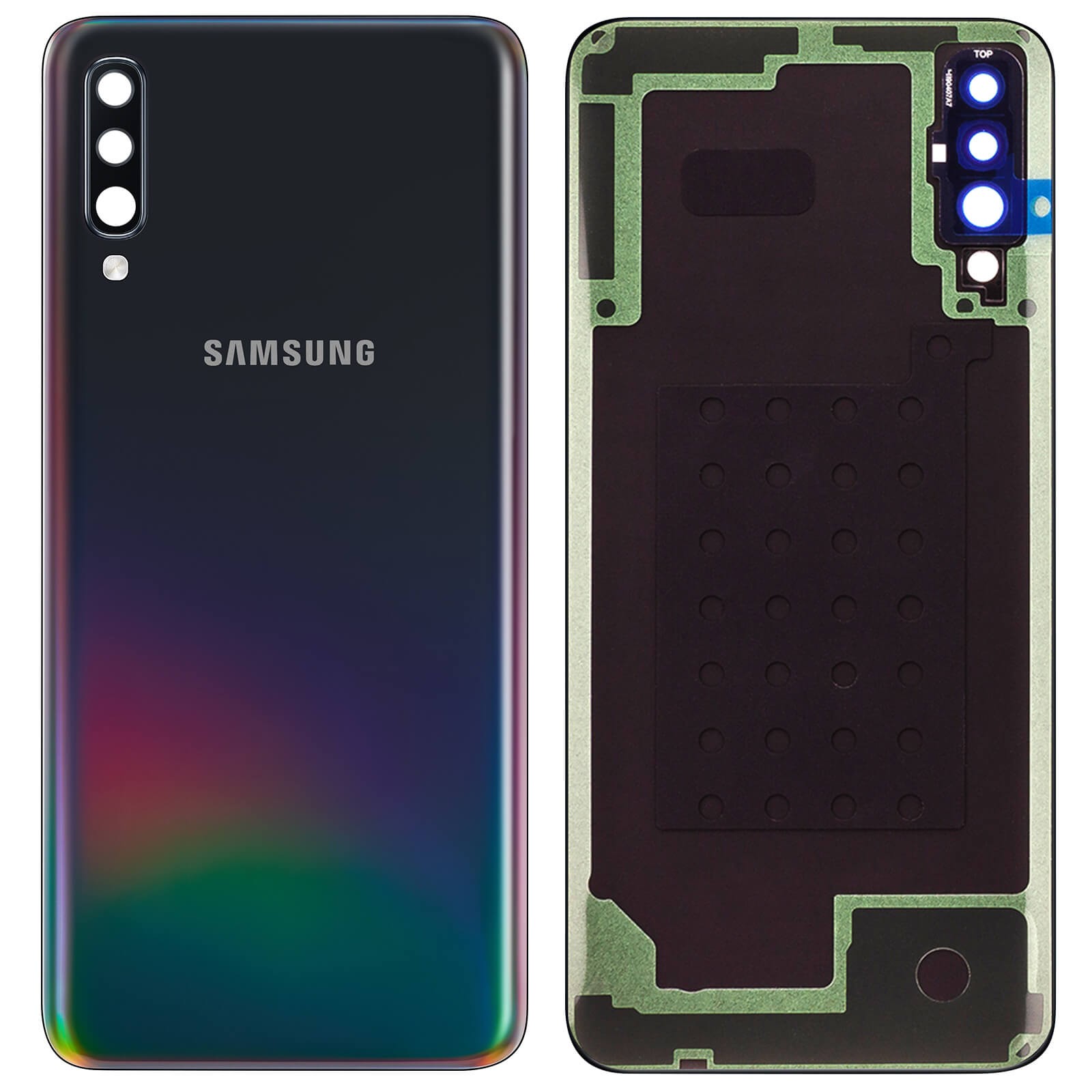 Cache arrière de remplacement Samsung Galaxy A70 pour rénover un châssis usé