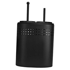 Toilet Brush and Plunger Set with Holder, Modern Bathroom Accessories Black