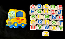 Leap Frog Fridge Phonics COMPLETE Magnetic Alphabet School Bus ALL 26 Letters A 