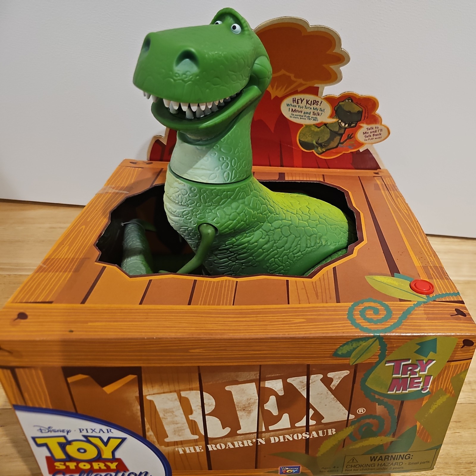 TOY STORY COLLECTION REX THE ROARR'N DINOSAUR THINKWAY