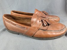 Sperry Top-Sider Brown Leather Kiltie Tassel Loafer Boat Shoes Men's 13 M S21