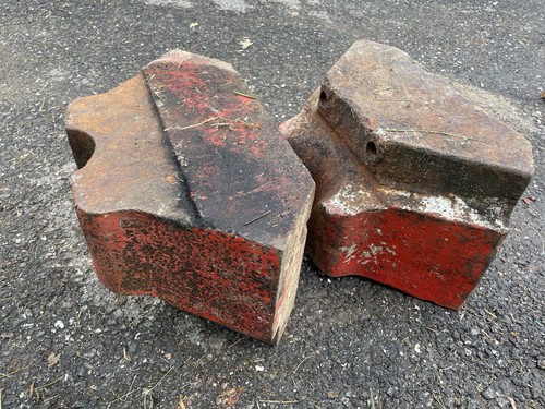 Ford 2N 9N 8N Tractor Axle weights 157 lbs. each Cast Iron rear wheel ...