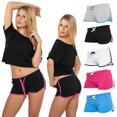 Urban Classics terry shorts in terracotta