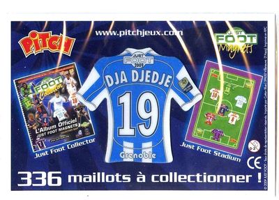 PANINI FOOTBALL 2009 FABIEN AUDARD LORIENT