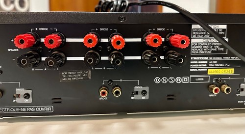 amplificatore hifi di potenza PROTON AA-1660 sei canali - Foto 5 di 5