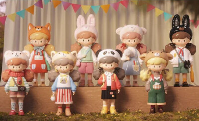 F.UN Molinta Party Animal Series Blind Box Confirmed Figure New