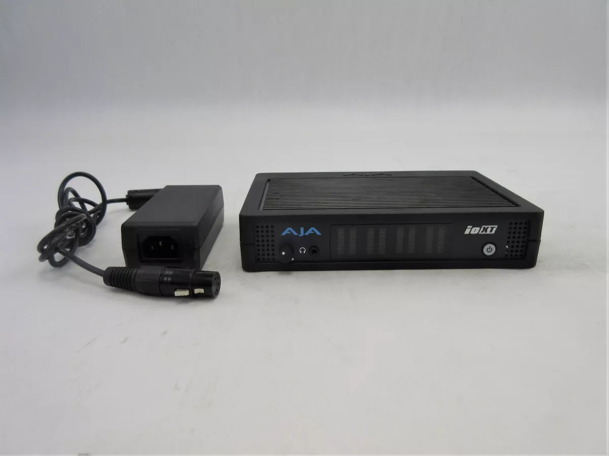 AJA io XT Professional Capture and Playback Device W/AC For Parts