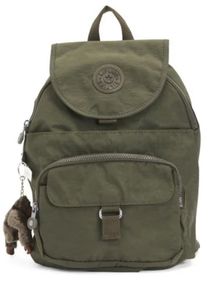 Kipling Backpack Queenie Jaded Green Tonal KI0522 NWT MSRP  display picture 1