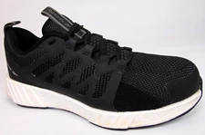 Reebok Fusion Flexweave Composite Toe Work Sneakers, Womens Size 8.5 WIDE, Black