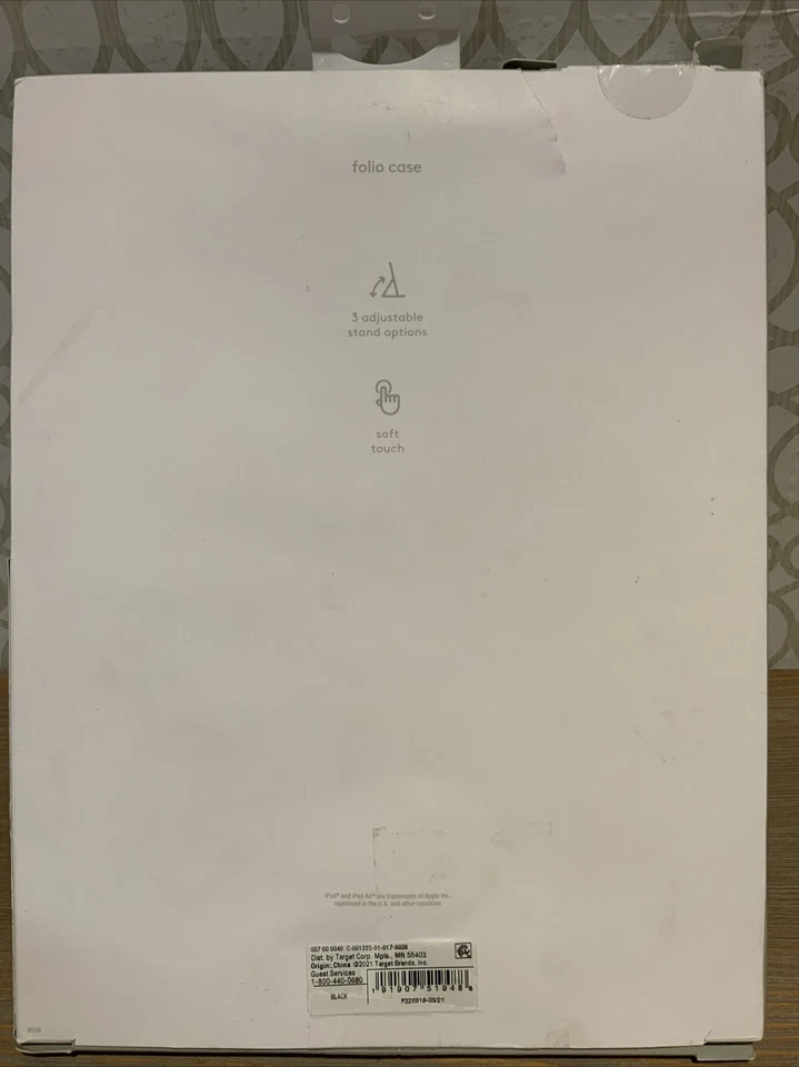 🍒 HEYDAY Folio Case For 10.2 in. iPad & 10.5 in. iPad Air . Hard Case - Image 2 of 3