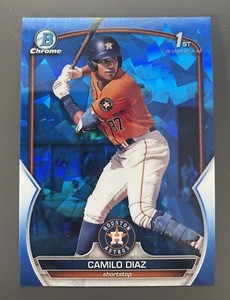 2023 Bowman Chrome Sapphire 1st Bowman Camilo Diaz Houston Astros #BCP-186