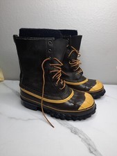 LACROSSE BROWN WATERPROOF INSULATED Steel Shank Boots SZ 6 Made in USA HUNTING