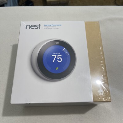 Google T3007ES Nest 3rd Gen. Learning Thermostat - Stainless Steel