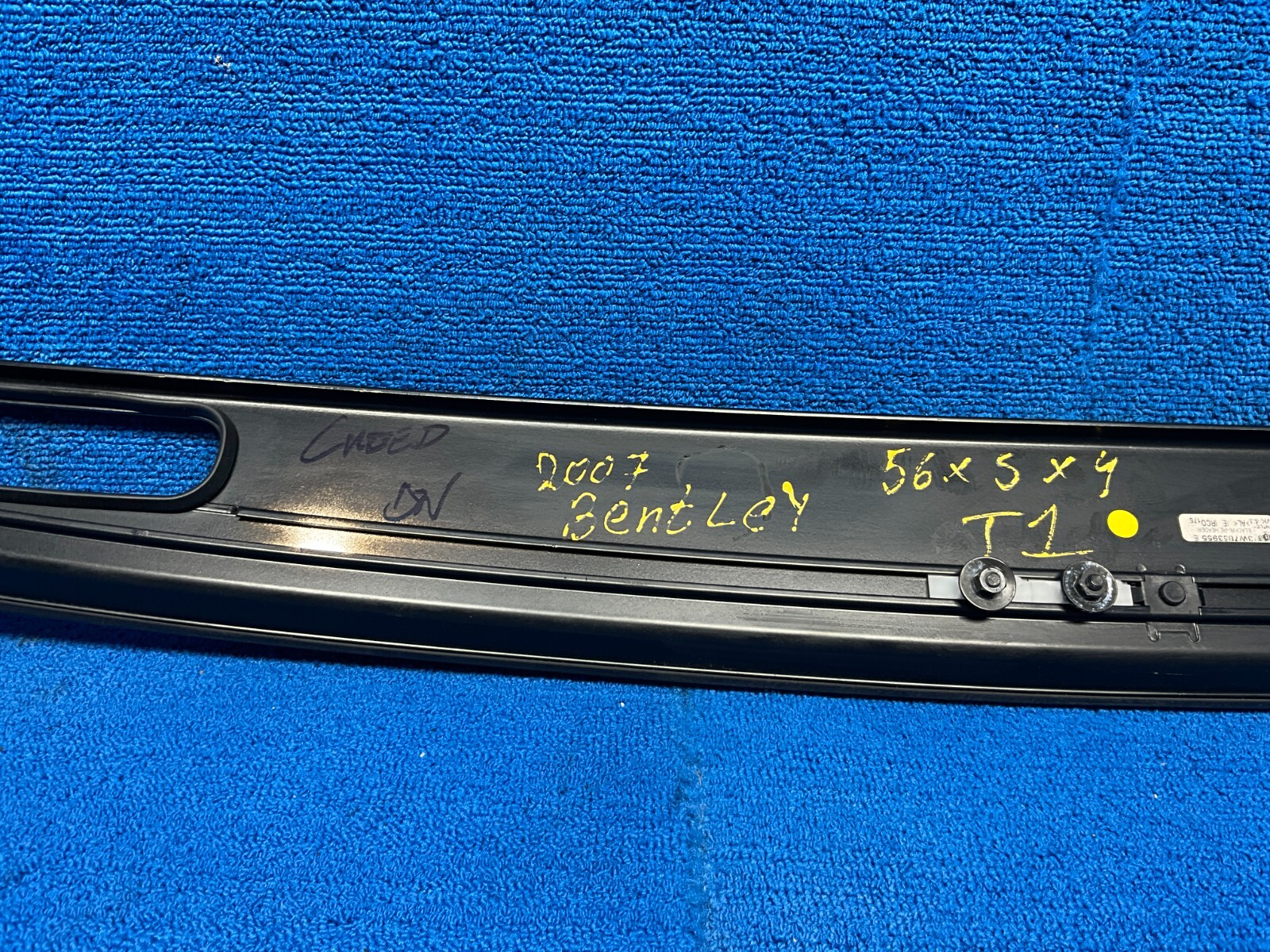 2007 - 2010 BENTLEY CONTINENTAL GTC FRONT WINDSHIELD COWL TRIM COVER PANEL OEM
