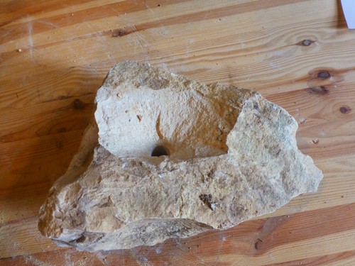 Quellstein Brunnenstein mit Loch für Quellsteinbrunnen Naturstein Nr. 96 Unikat - Bild 4 von 12
