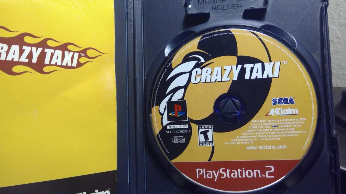 Crazy Taxi (PS2 Gameplay) 