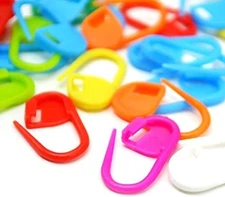 100PC Mix Color Knitting Stitch Counter Crochet Locking Stitch Markers Stitch Ne