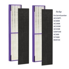 2 Set Hepa Replacement Filter for GermGuardian Air Purifier FLT5000 Air Clean