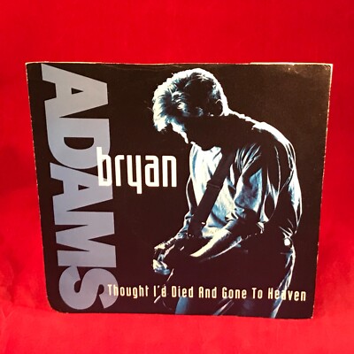 BRYAN ADAMS Thought I'd Died And Gone To Heaven 1992 UK 7'' vinyl single 45